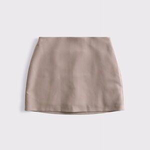 Abercrombie & Fitch Beige Mini Skort